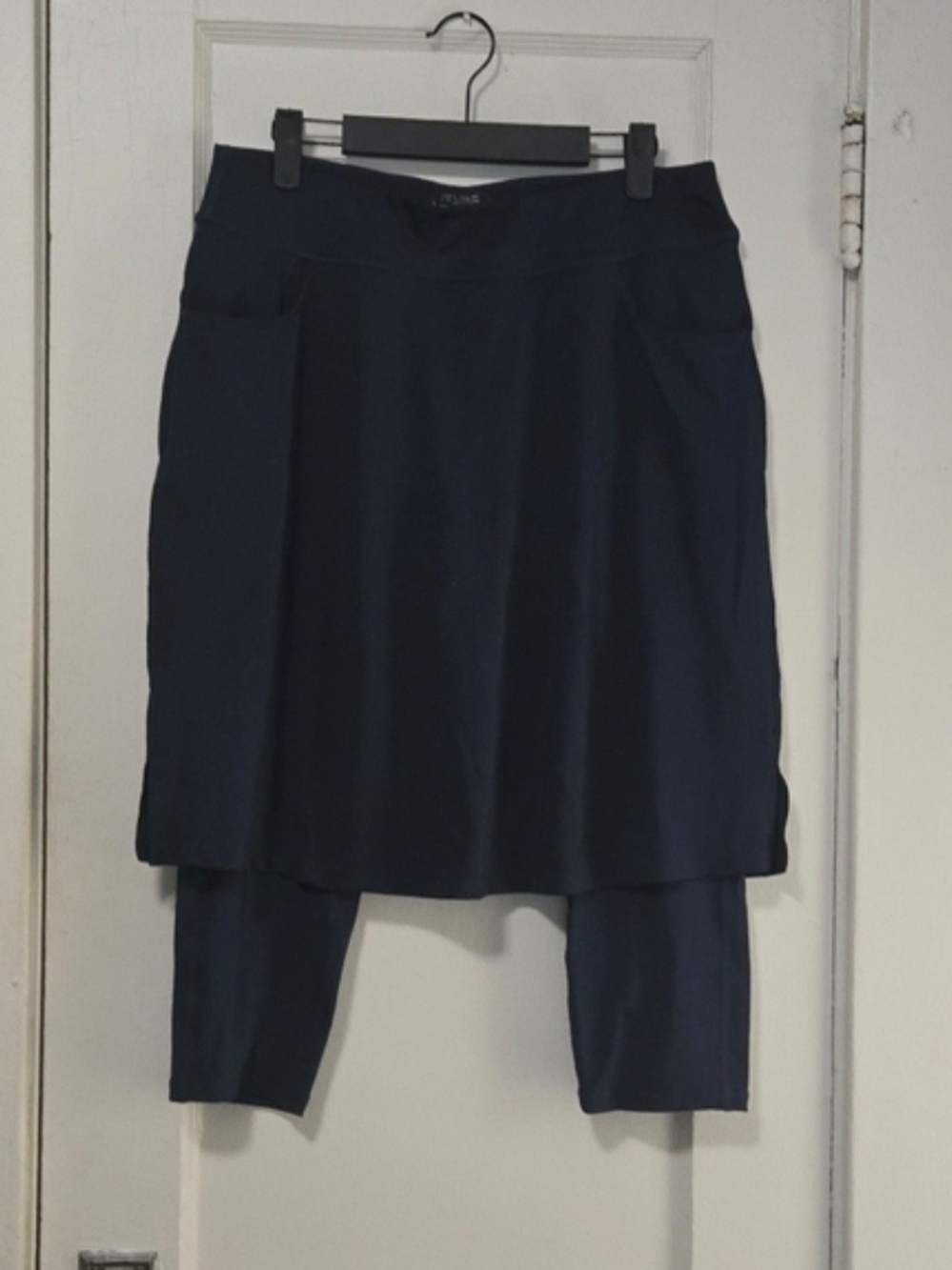 Amazon Navy Skirted Leggings - Dark Blue
